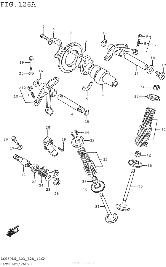 Camshaft/valve