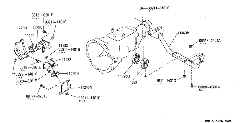 engine & transmission mounting