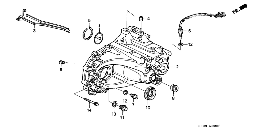 Transmission housing