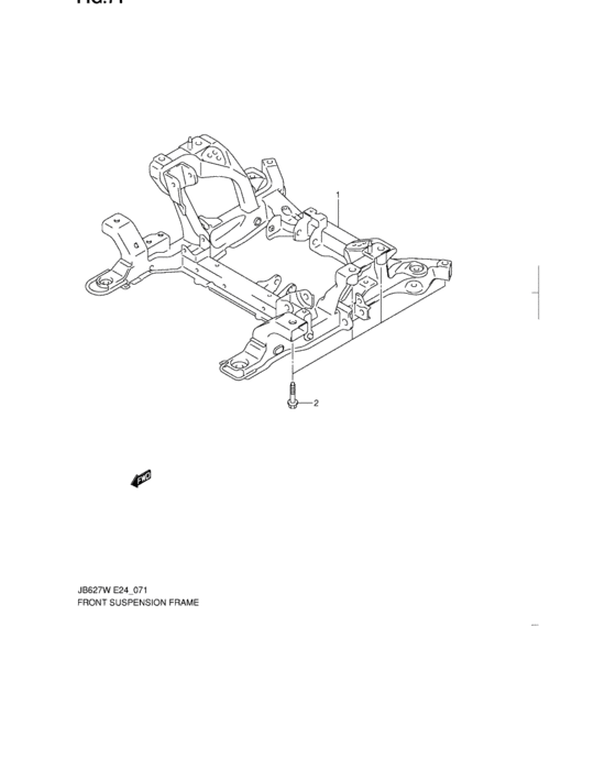 Front suspension frame