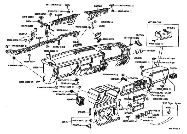 Instrument Panel & Glove Compartment
