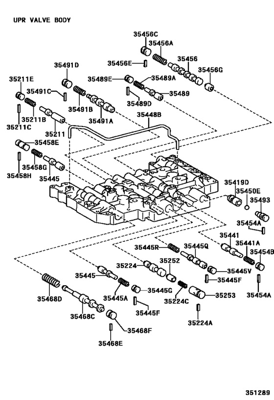 Valve Body & Oil Strainer (Atm)