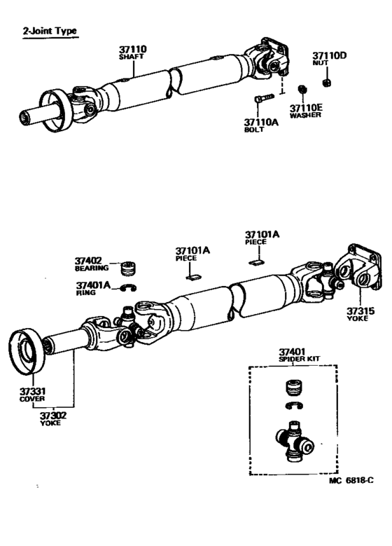 Propeller Shaft & Universal Joint