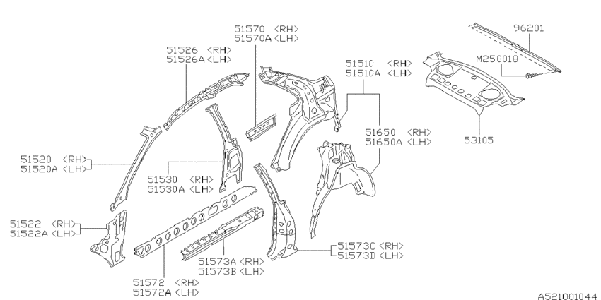 Side body inner