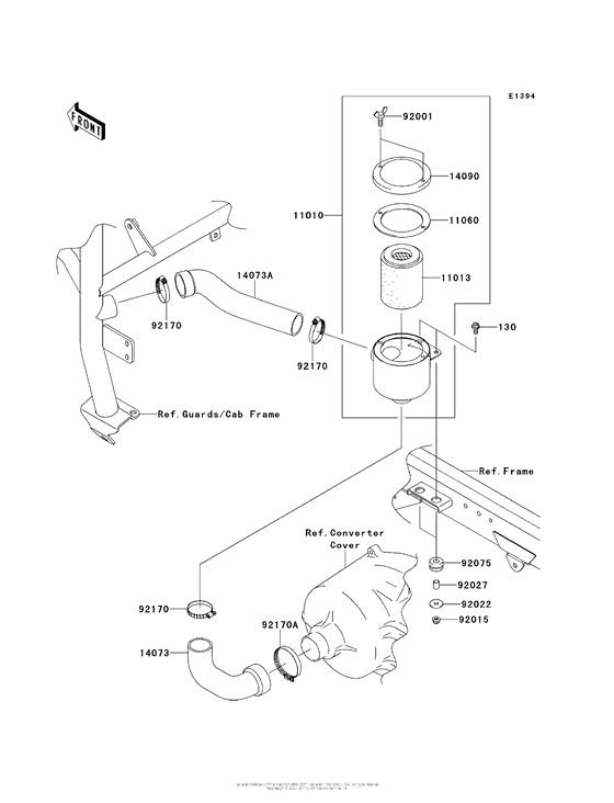 Air Cleaner-Belt Converter (P9F/paf)