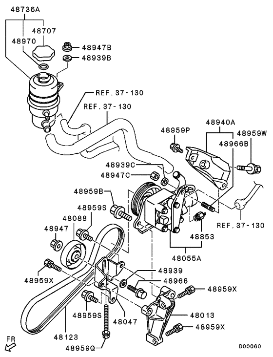 Power steering oil pump