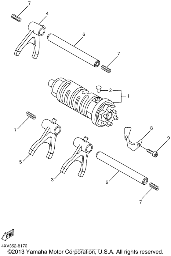 Shift Cam & Fork