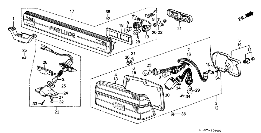 Taillight/back light