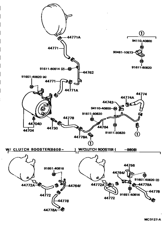 Brake Booster & Vacuum Tube