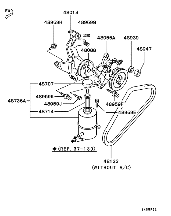 Power steering oil pump