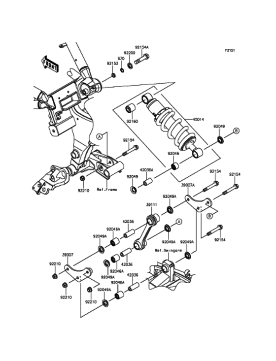 サスペンション/ショックアブソーバ