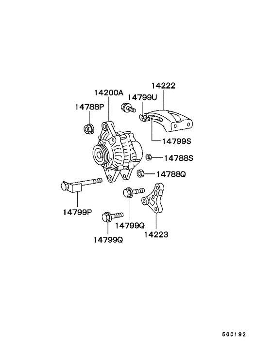 Alternator & vacuum pump