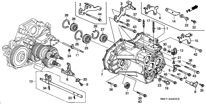 Transmission housing