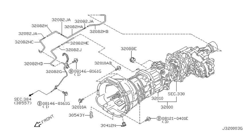 Manual transmission, transaxle & fitting