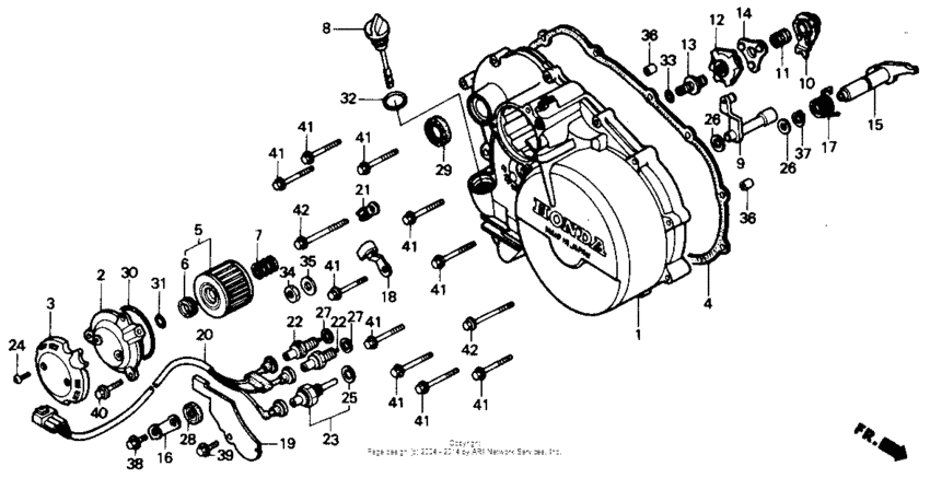 Right crankcase cover