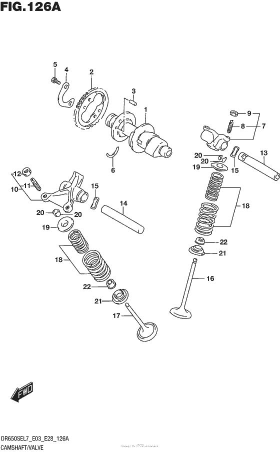 Camshaft/valve
