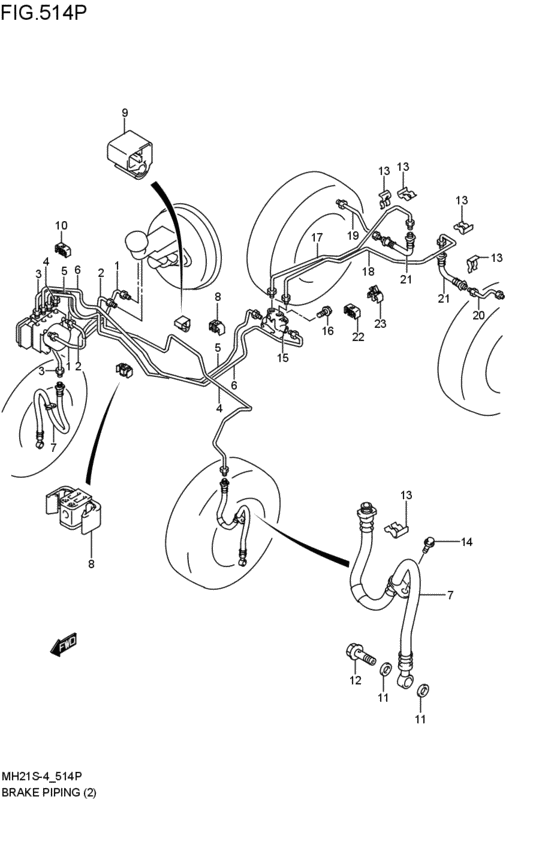 brakes piping