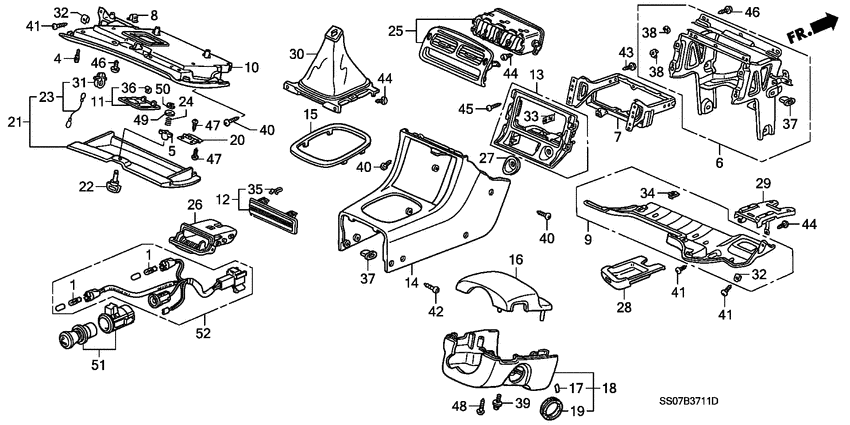 Instrument panel garnish