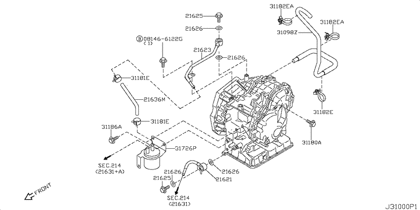 Auto transmission,transaxle & fitting