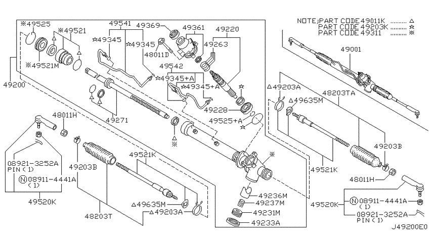Power steering gear