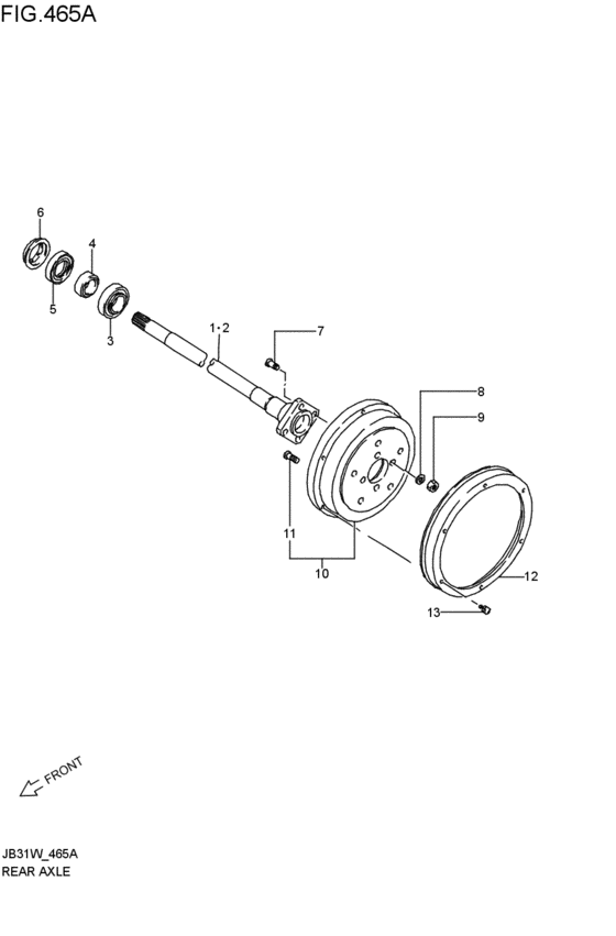 rear axle