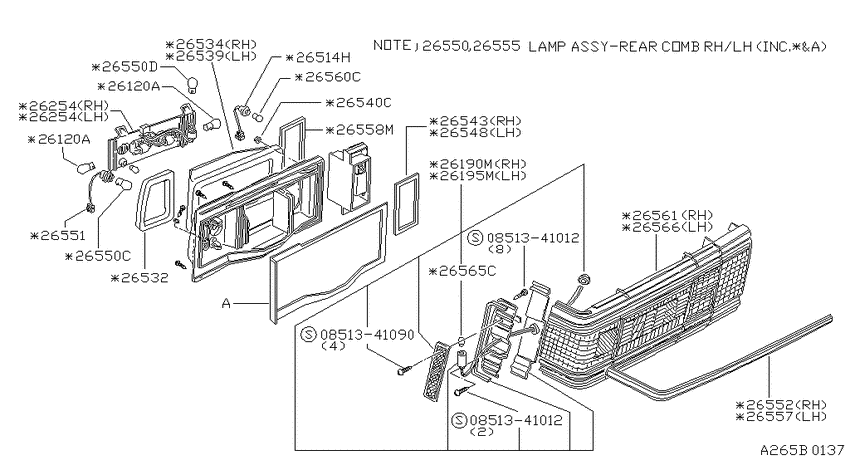 Rear combination lamp