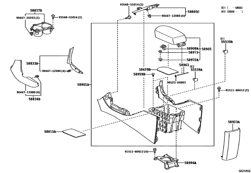 Console Box & Bracket