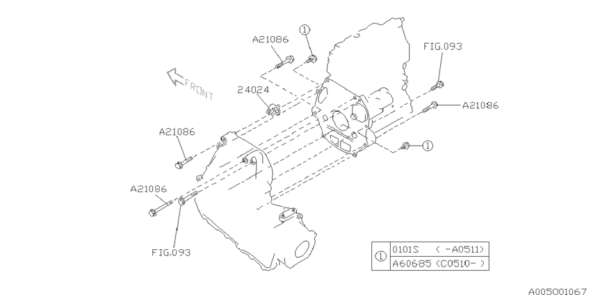 Timing hole plug & transmission bolt