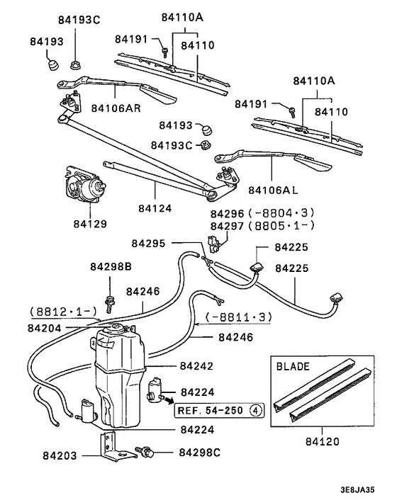 Windshield wiper & washer