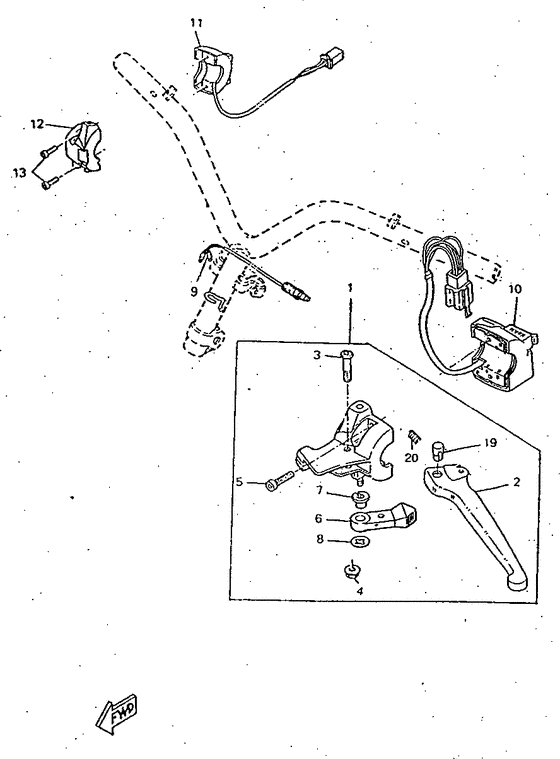 Handle switch & lever