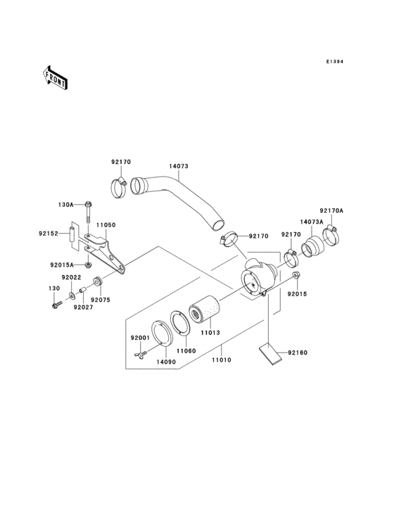 Air cleaner-belt converter