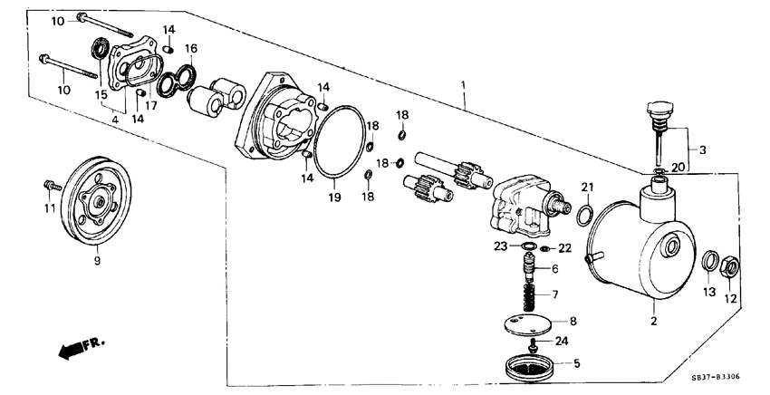 P.s. pump components