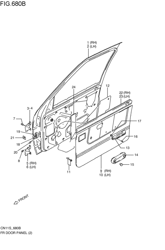 front door panel