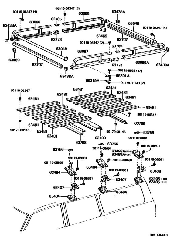 Roof Panel & Back Panel