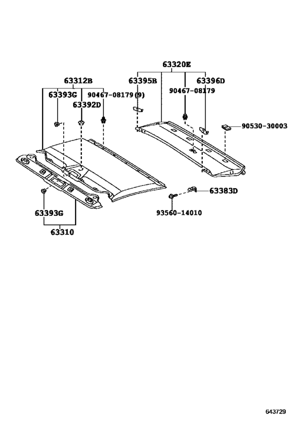 Roof Headlining & Silencer Pad