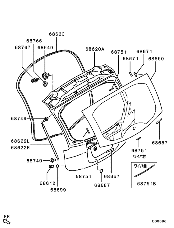 Tailgate panel & glass
