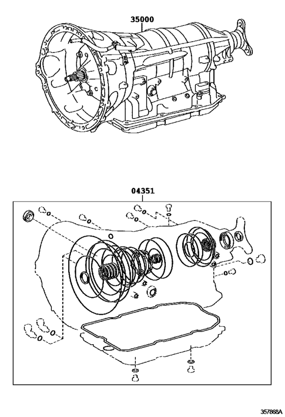 Transaxle Or Transmission Assy & Gasket Kit (Atm)