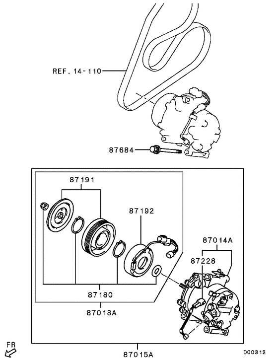 A/c condenser, piping