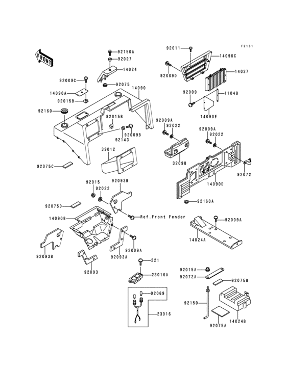 Frame fittings(1/2)(cover)