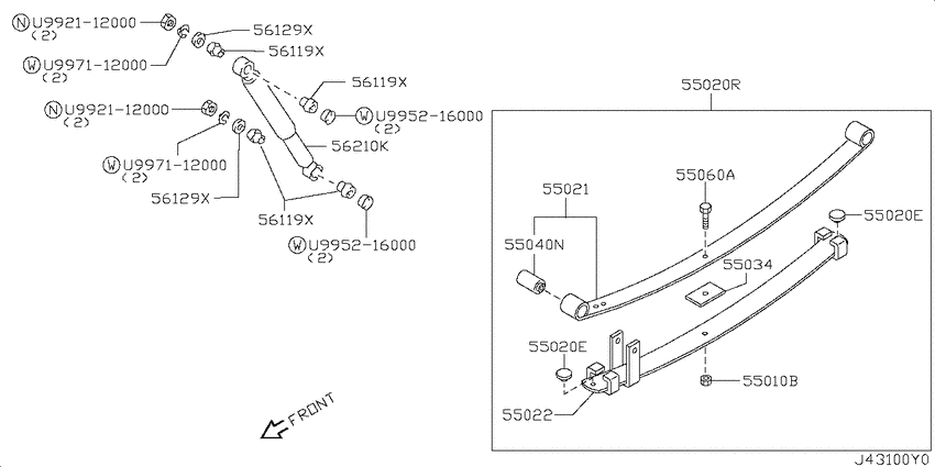 Rear suspension