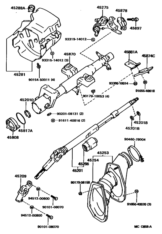 Steering Column & Shaft