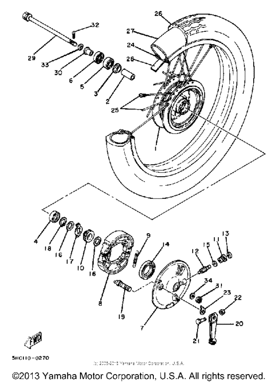 Front wheel