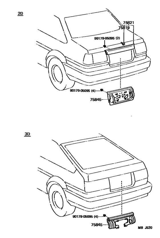 Rear Moulding