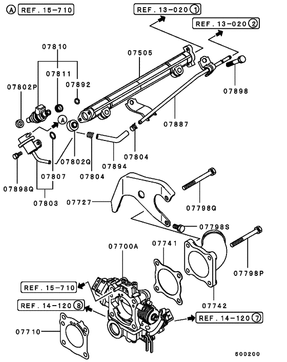 Injector & throttle body