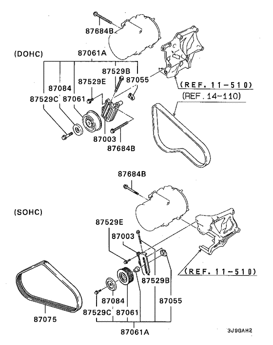 A/c condenser, piping