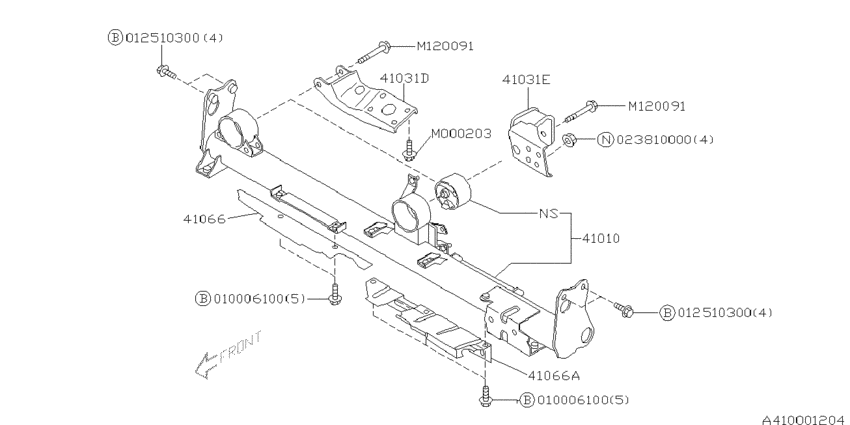 Engine mounting
