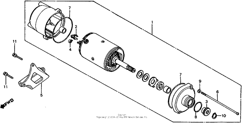 Starter motor