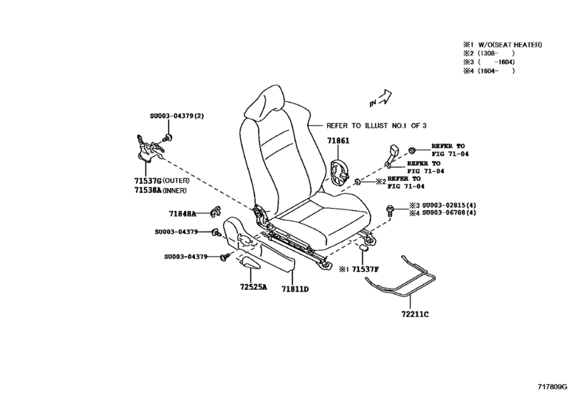 Front Seat & Seat Track