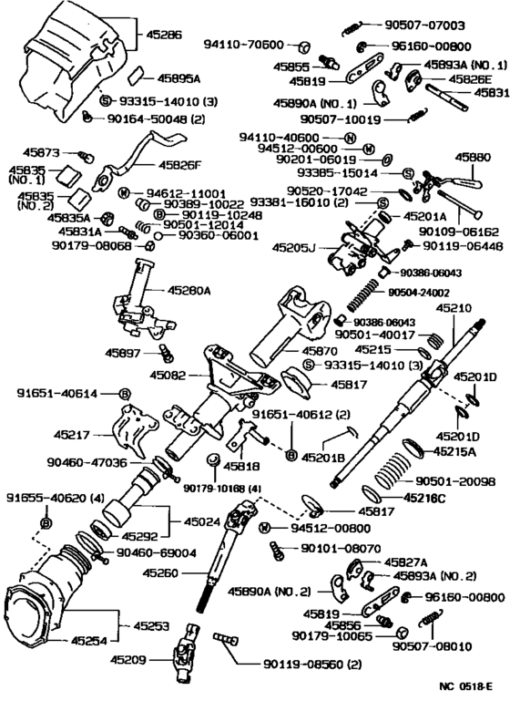 Steering Column & Shaft