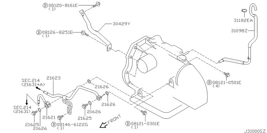 Auto transmission,transaxle & fitting